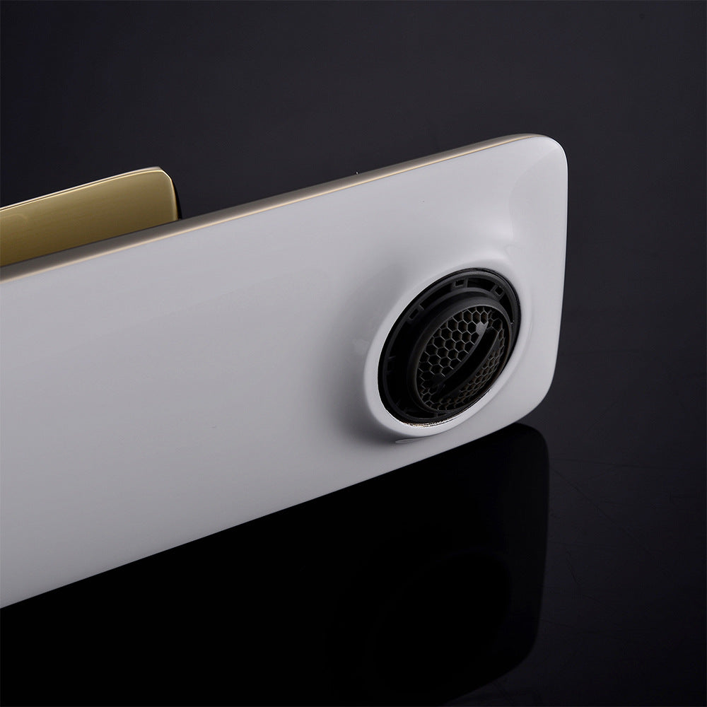 Modern Cold and Hot Single Handle Built-In Switch Bathroom Faucet