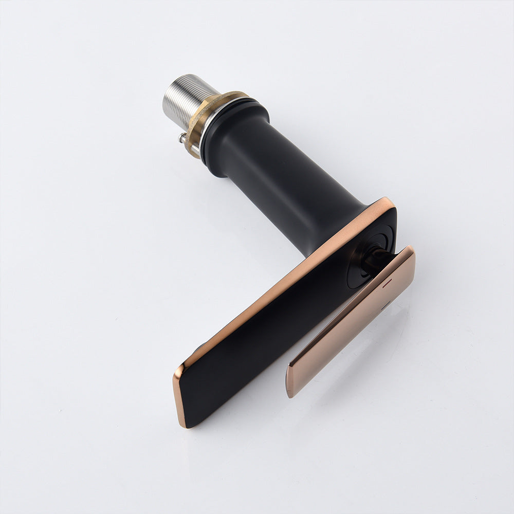 Modern Cold and Hot Single Handle Built-In Switch Bathroom Faucet