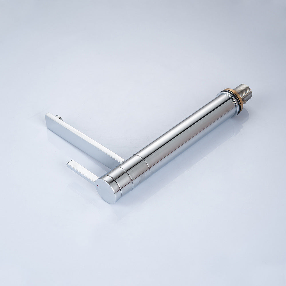 Brass Single-Handle Bathroom Sink Faucet