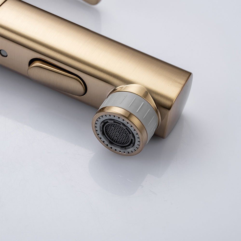 Single Handle Cold and Hot Water Bathroom Faucet Suitable for Tall Body Basins