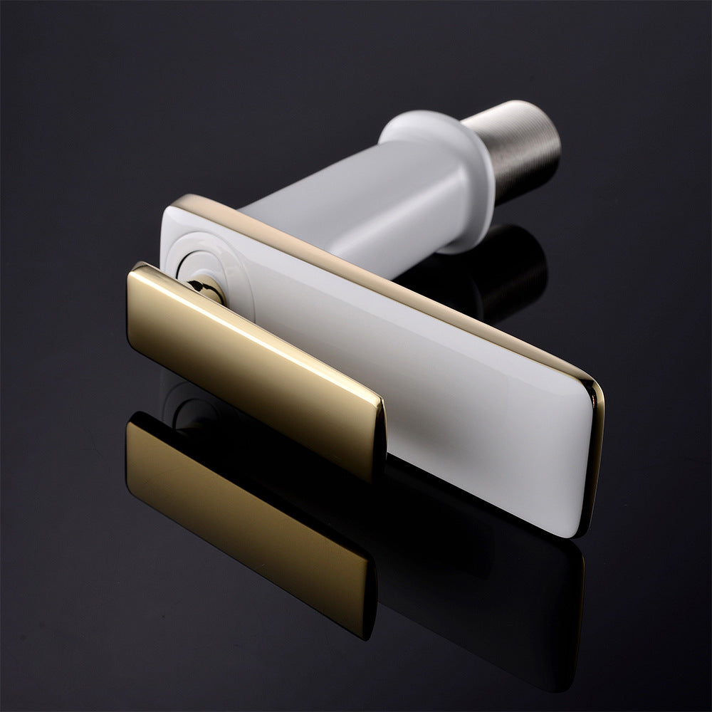 Modern Cold and Hot Single Handle Built-In Switch Bathroom Faucet