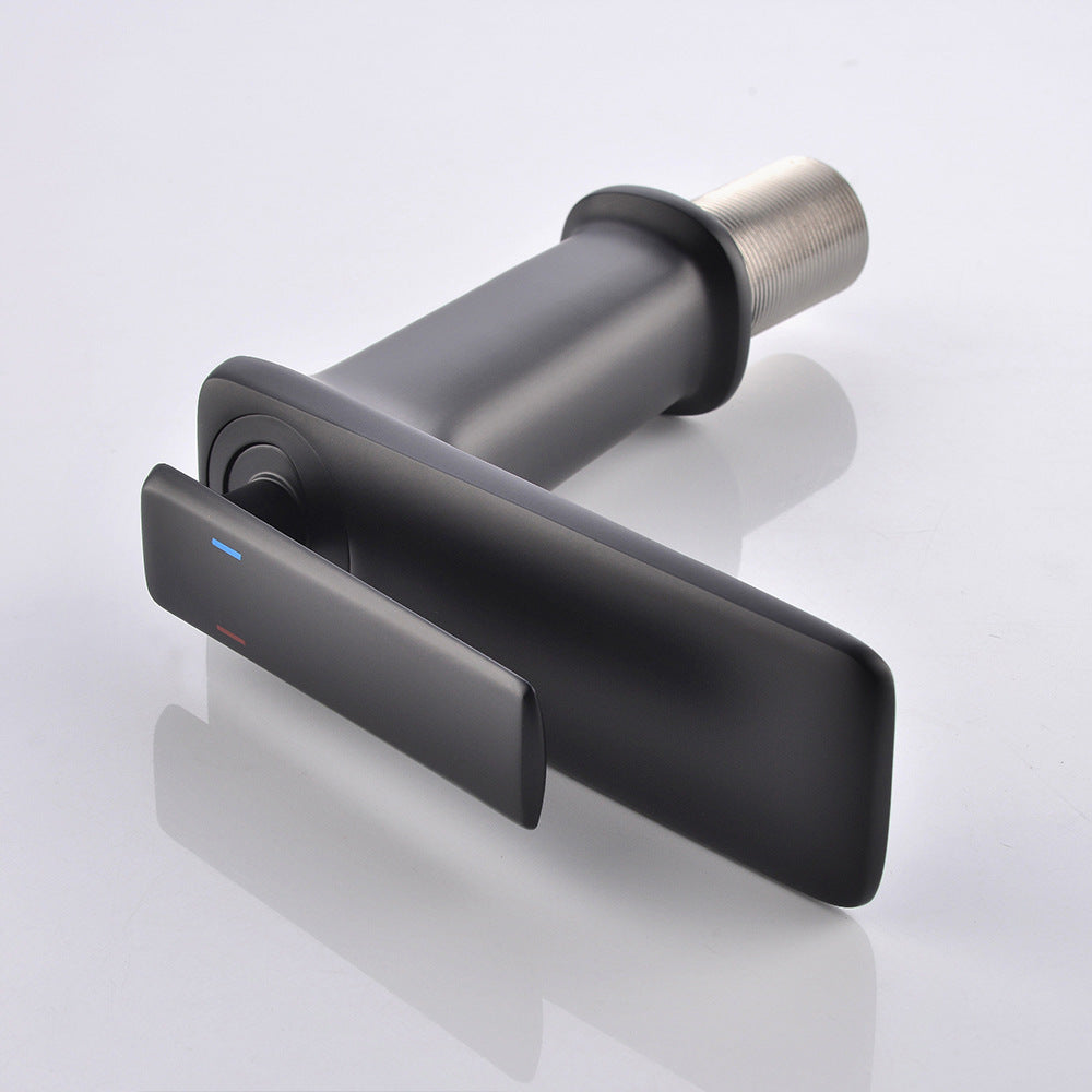 Modern Cold and Hot Single Handle Built-In Switch Bathroom Faucet