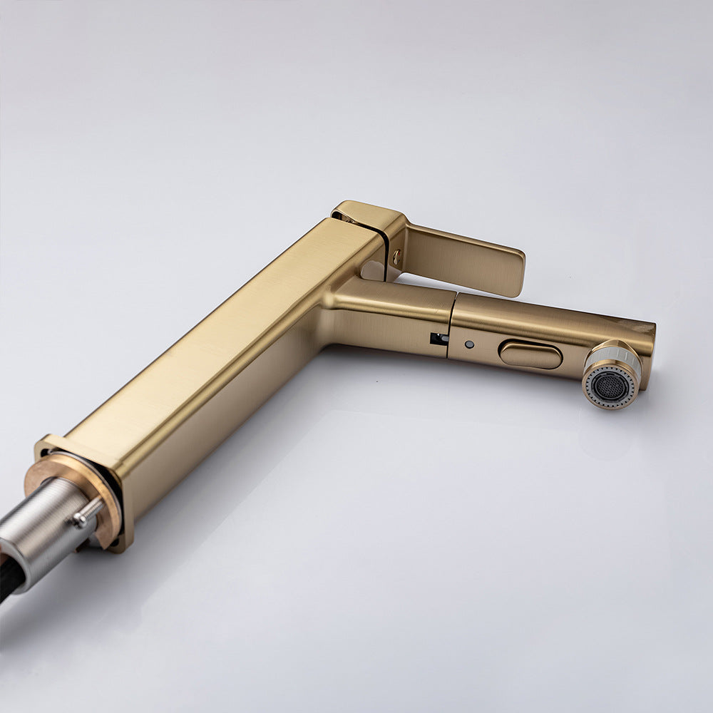 Single Handle Cold and Hot Water Bathroom Faucet Suitable for Tall Body Basins