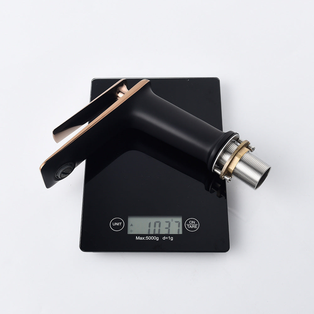 Modern Cold and Hot Single Handle Built-In Switch Bathroom Faucet