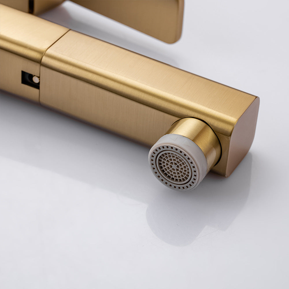 Eumtenr 1.5 GPM Single Handle Pre-Rinse Bathroom Faucet Suitable for Tall Body Basins