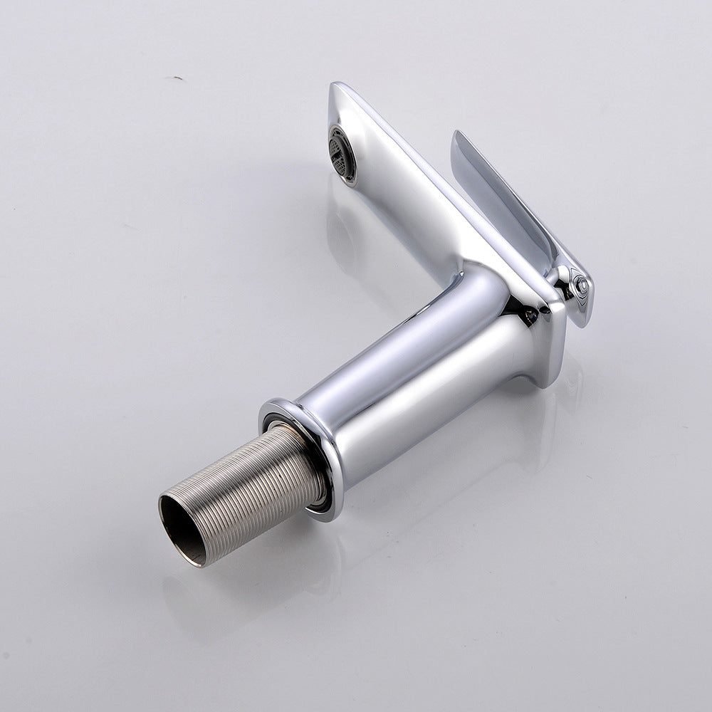 Modern Cold and Hot Single Handle Built-In Switch Bathroom Faucet