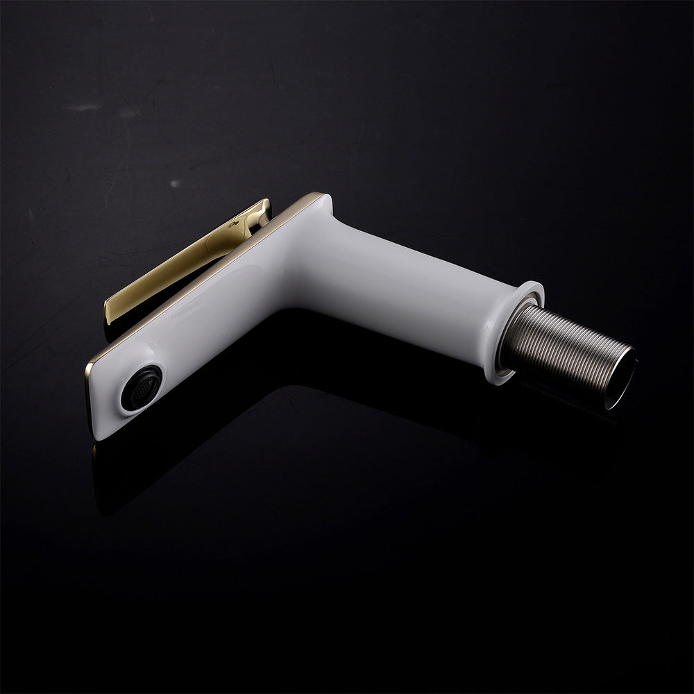 Modern Cold and Hot Single Handle Built-In Switch Bathroom Faucet