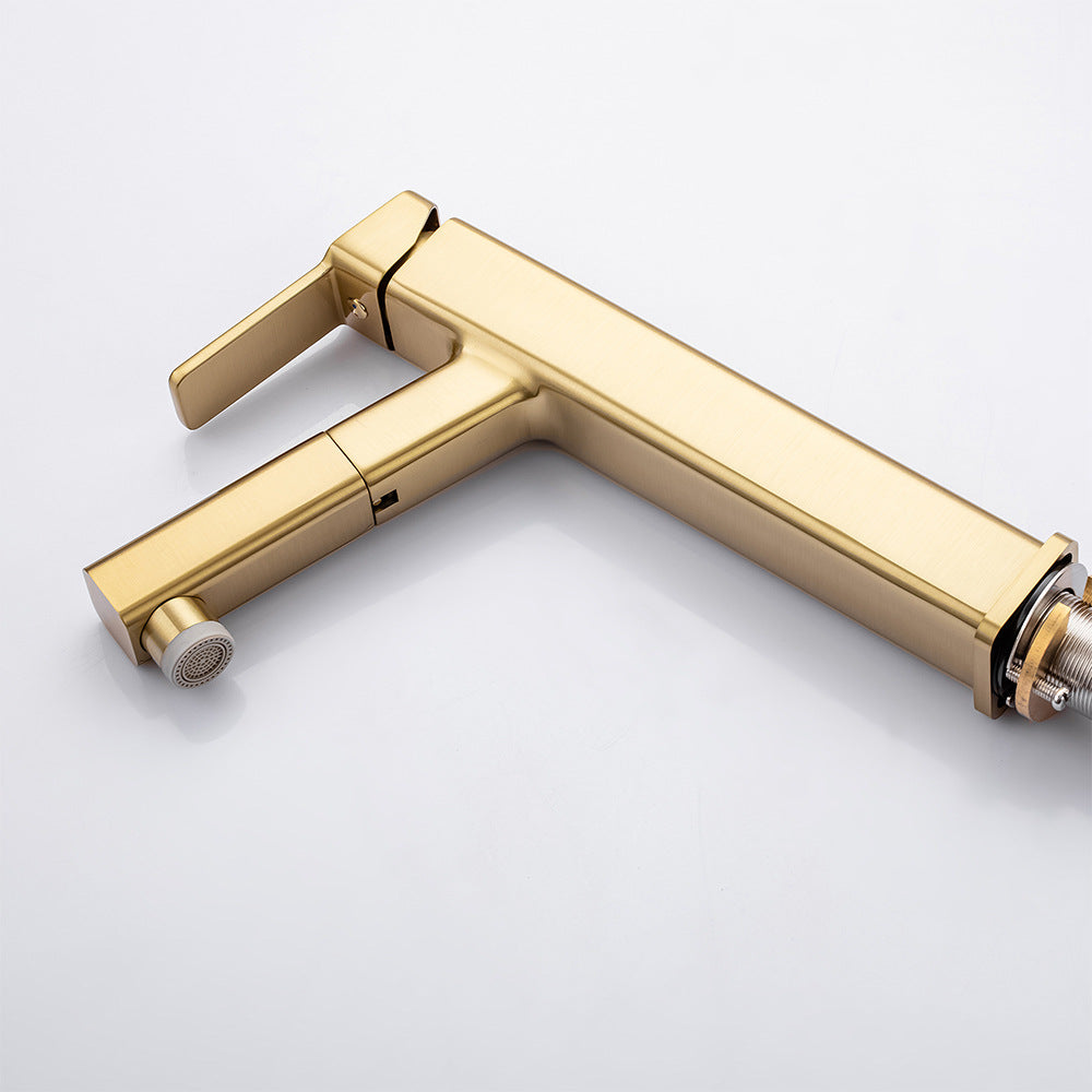 Eumtenr 1.5 GPM Single Handle Pre-Rinse Bathroom Faucet Suitable for Tall Body Basins