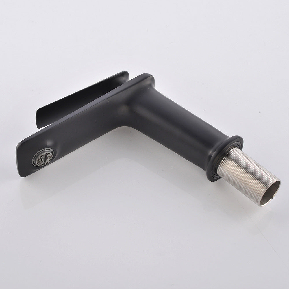 Modern Cold and Hot Single Handle Built-In Switch Bathroom Faucet