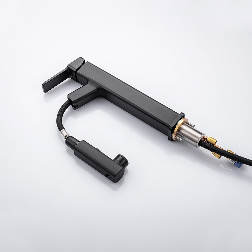 Single Handle Cold and Hot Water Bathroom Faucet Suitable for Tall Body Basins