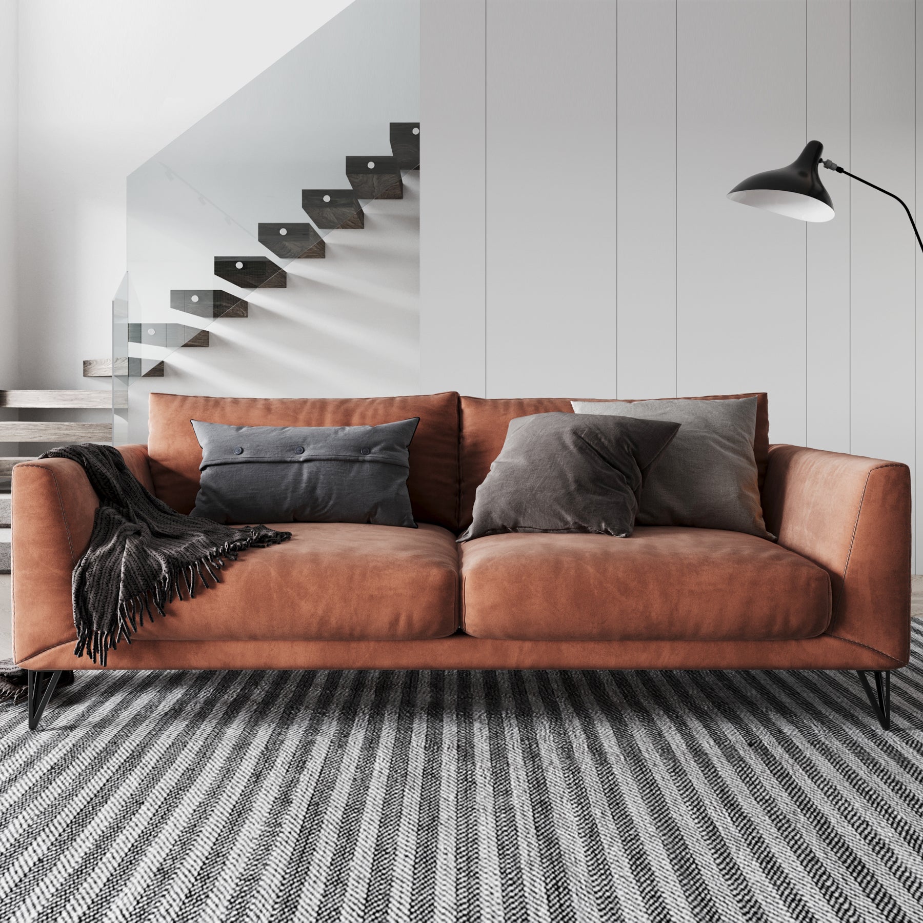 Eumtenr 6 Inch Solid Metal Furniture Legs (Set of 4)