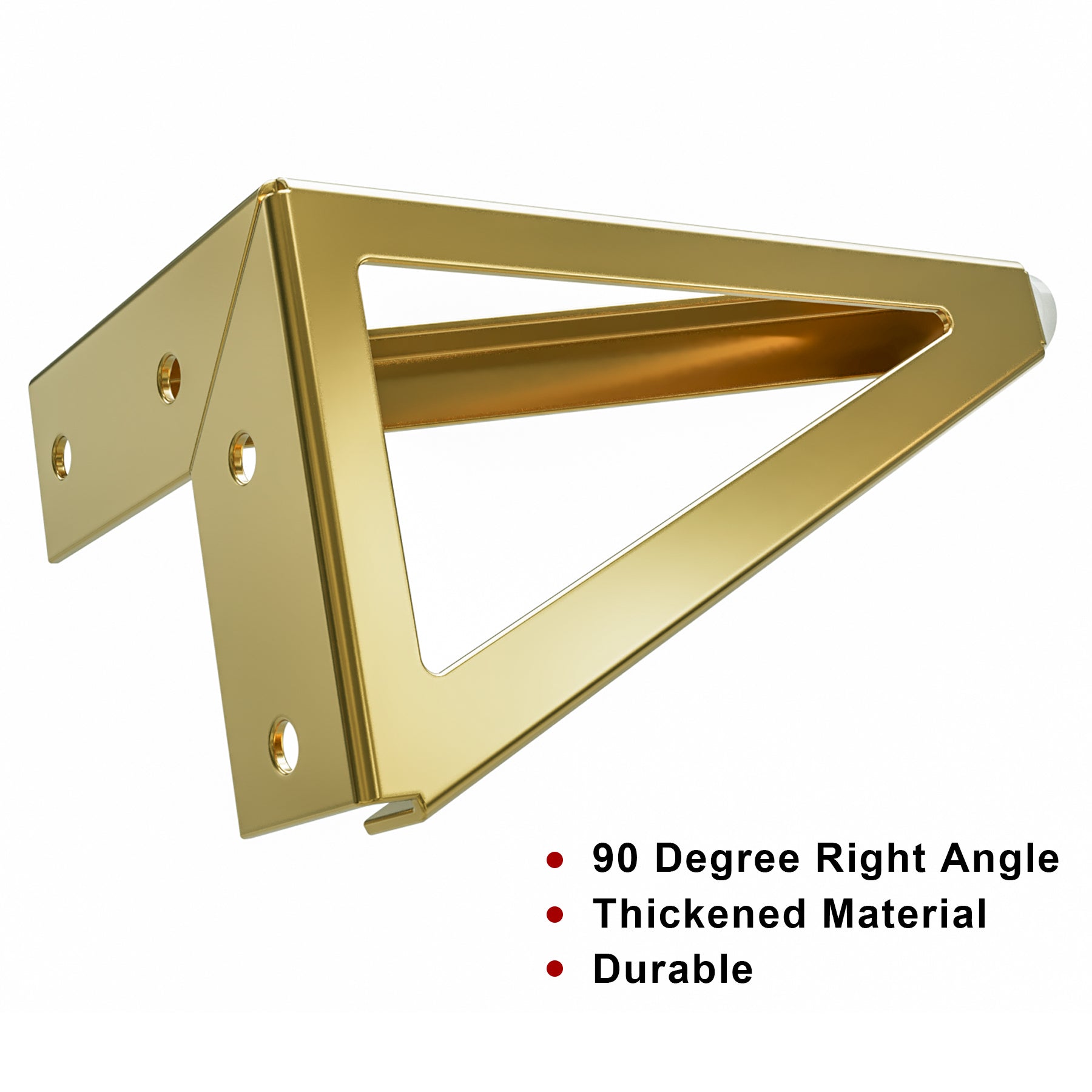 Eumtenr 6 Inch Solid Metal Furniture Legs (Set of 4)