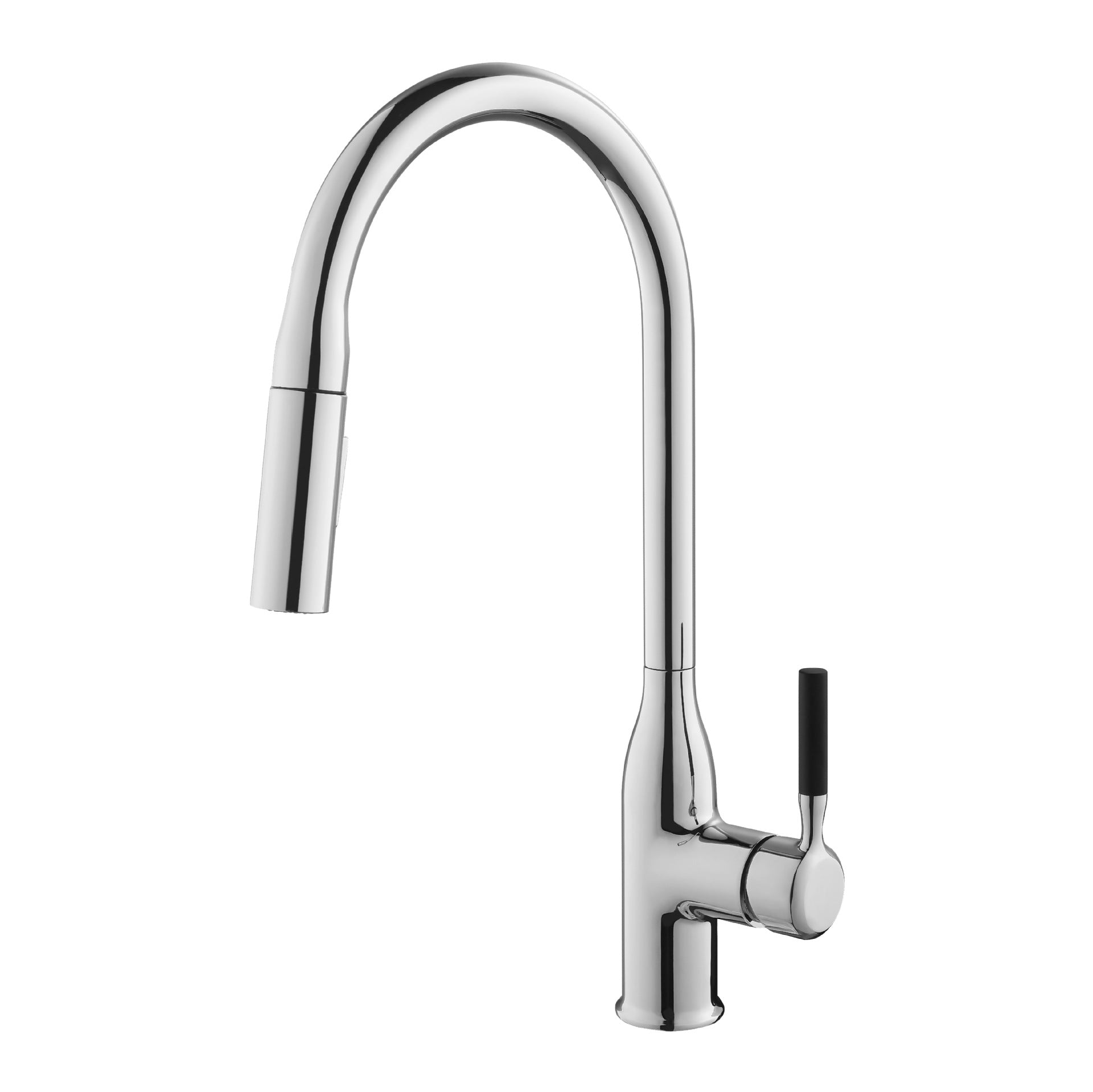 Hot and Cold Water Pull Down Sprayer Kitchen Faucet