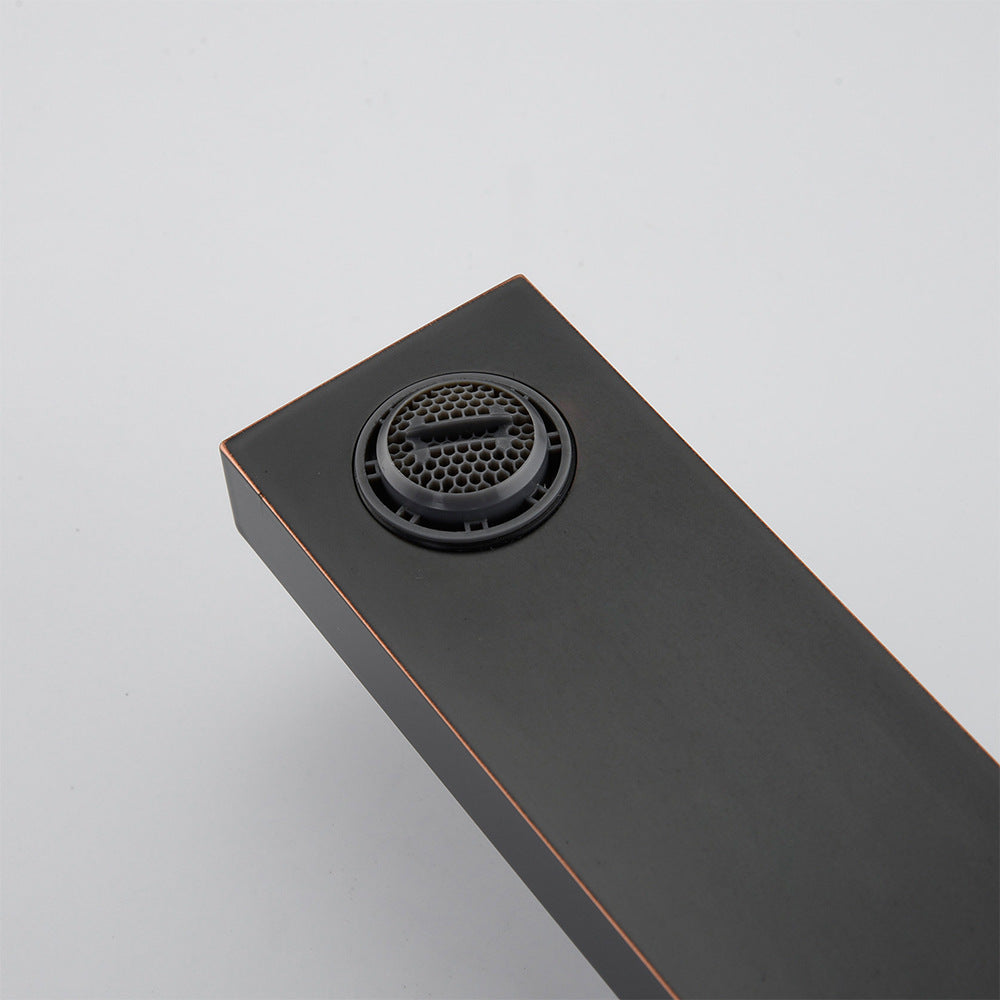 Brass Bathroom Faucet Single Handle - Single Hole