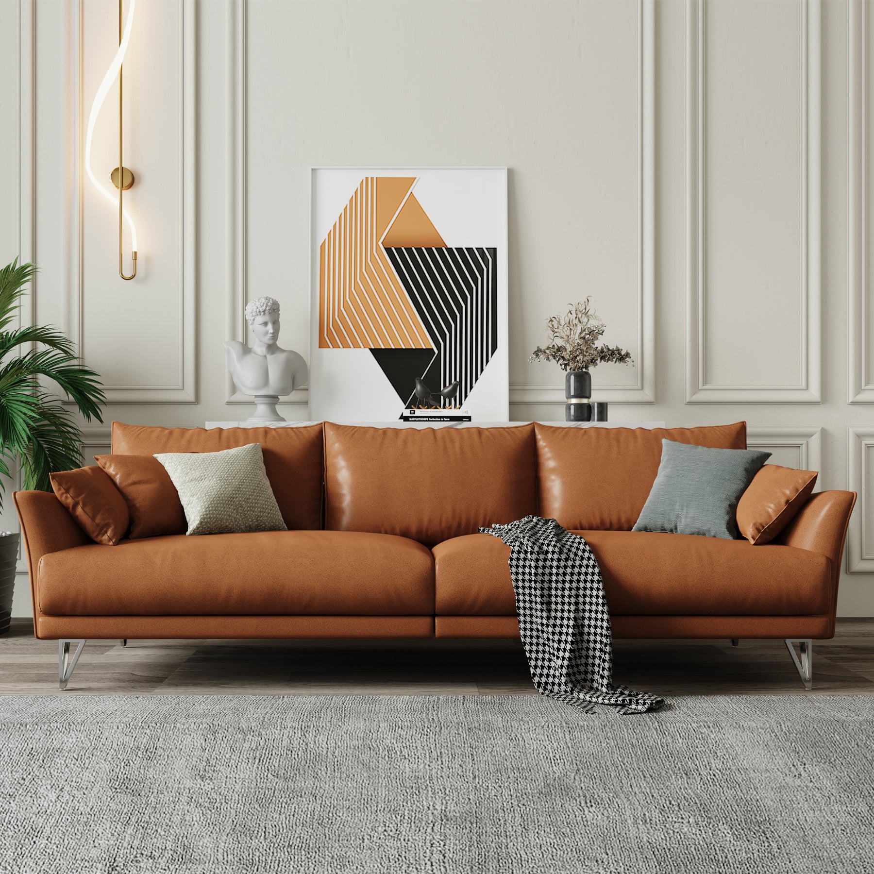 Eumtenr 6 Inch Solid Metal Furniture Legs (Set of 4)