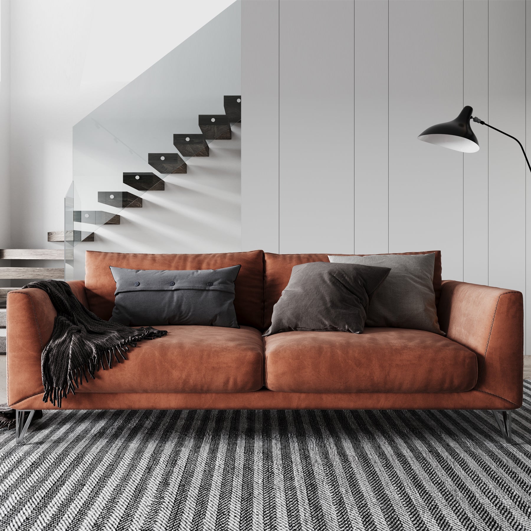 Eumtenr 6 Inch Solid Metal Furniture Legs (Set of 4)