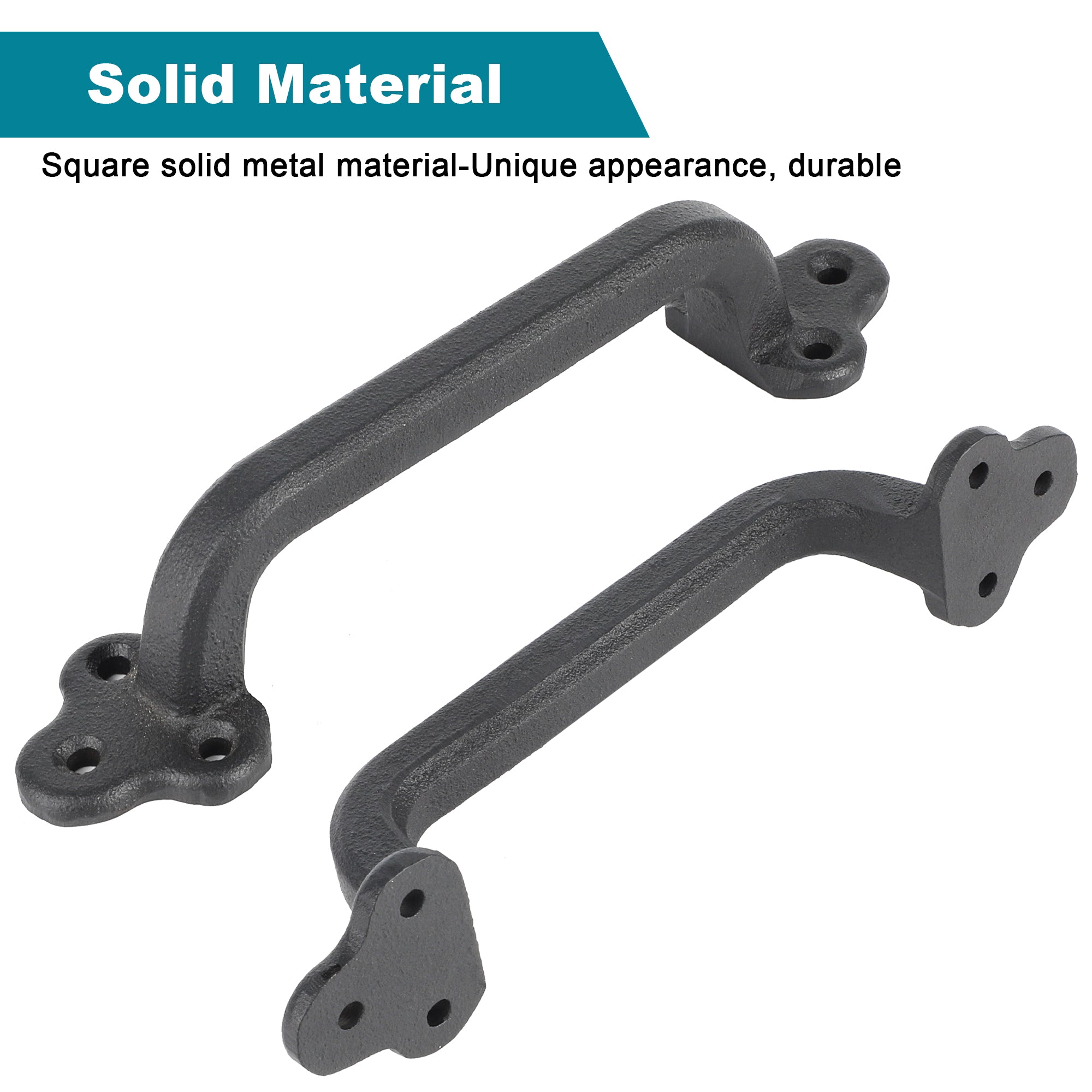 9 Inch Rustic Barn Door Handle for DIY Sliding Barn Door, Gate, Shed, Garage