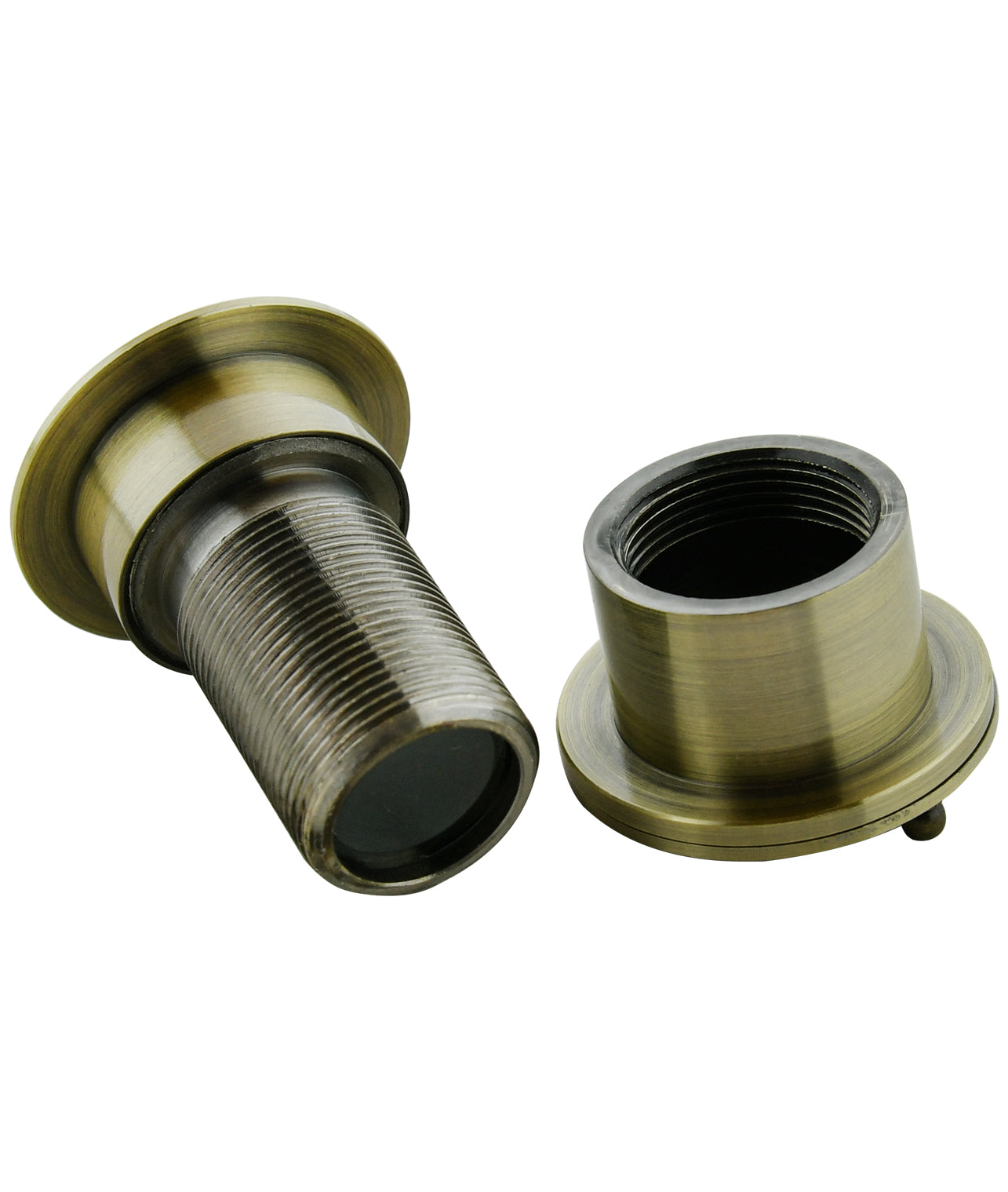 Solid Brass Security Peek Peepholes for Front Door - Antique Bronze