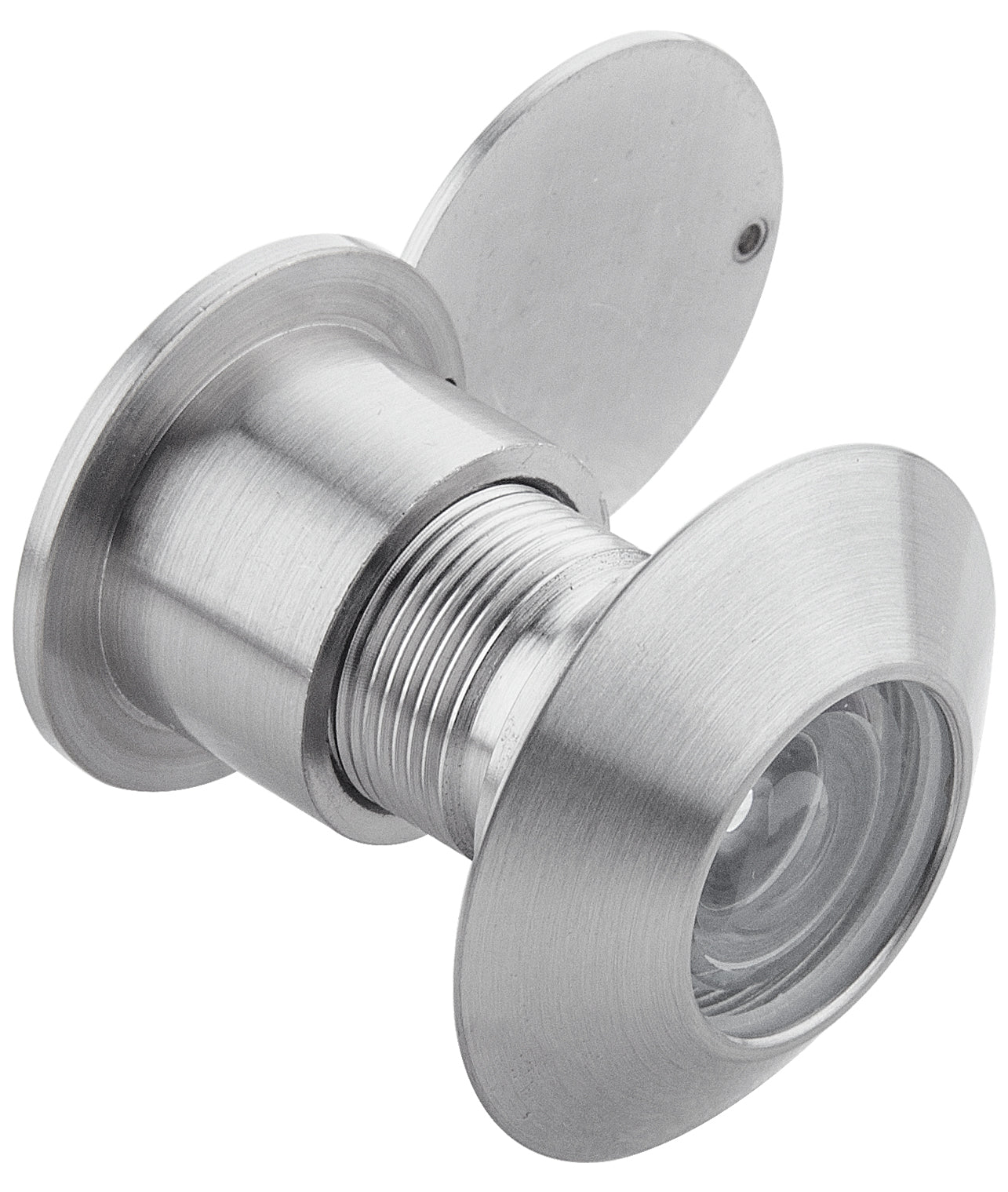 Solid Brass Security Large Peepholes for Front Door - Satin Nickle