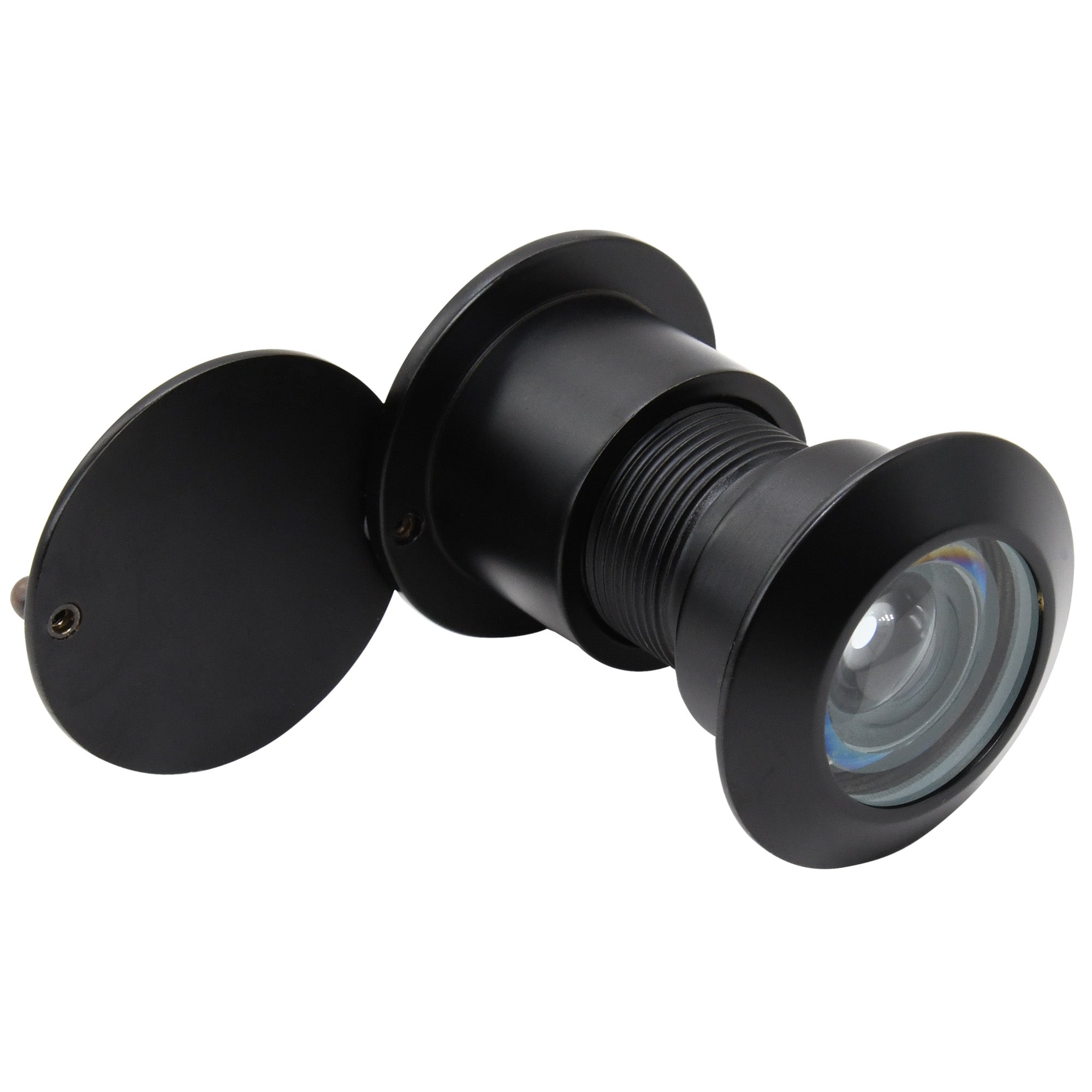 Solid Brass Security Peek Peepholes for Front Door - Black