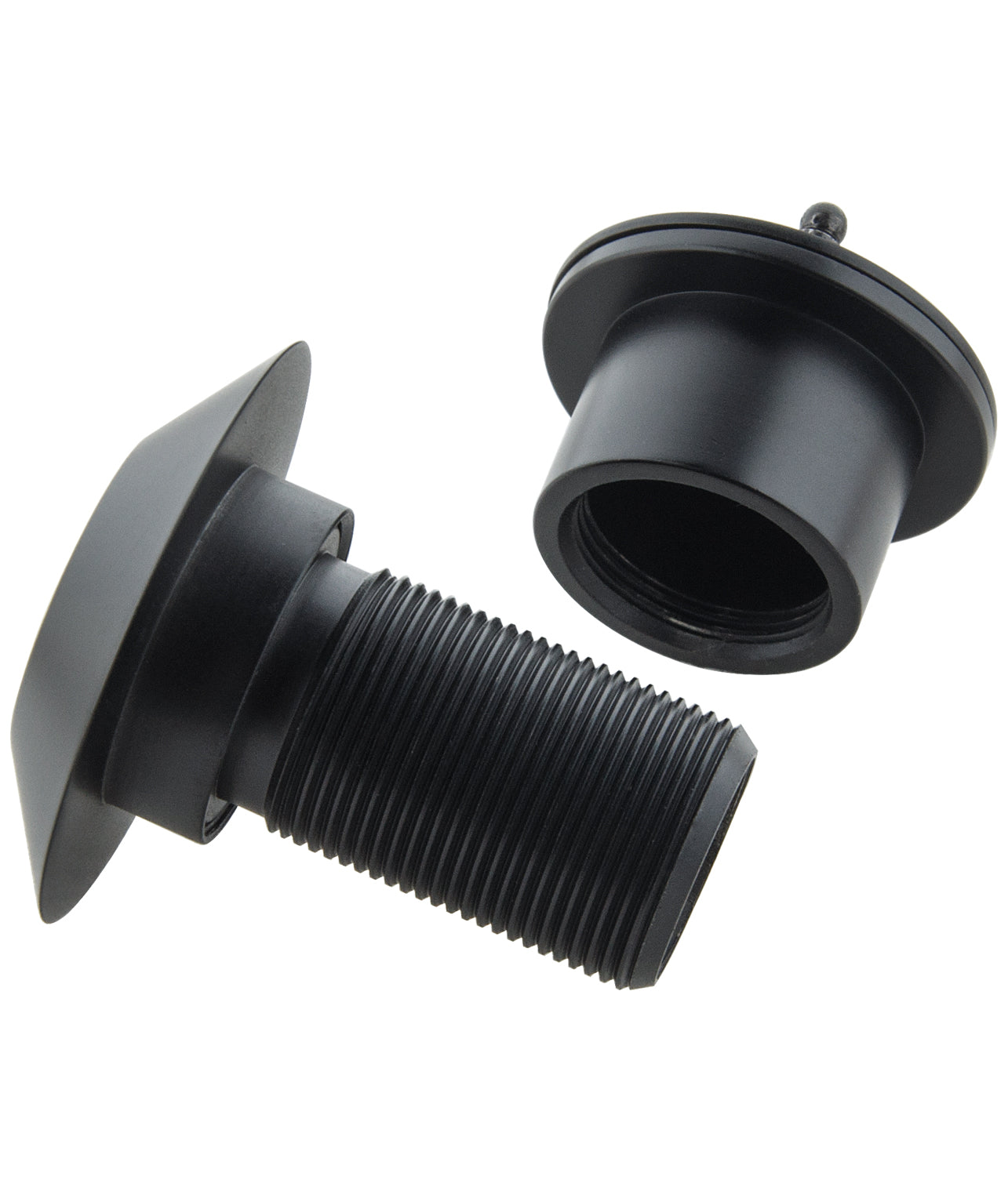 Solid Brass Security Large Peepholes for Front Door - Black