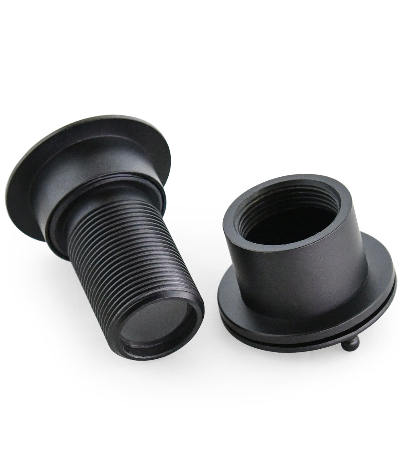 Solid Brass Security Peek Peepholes for Front Door - Black