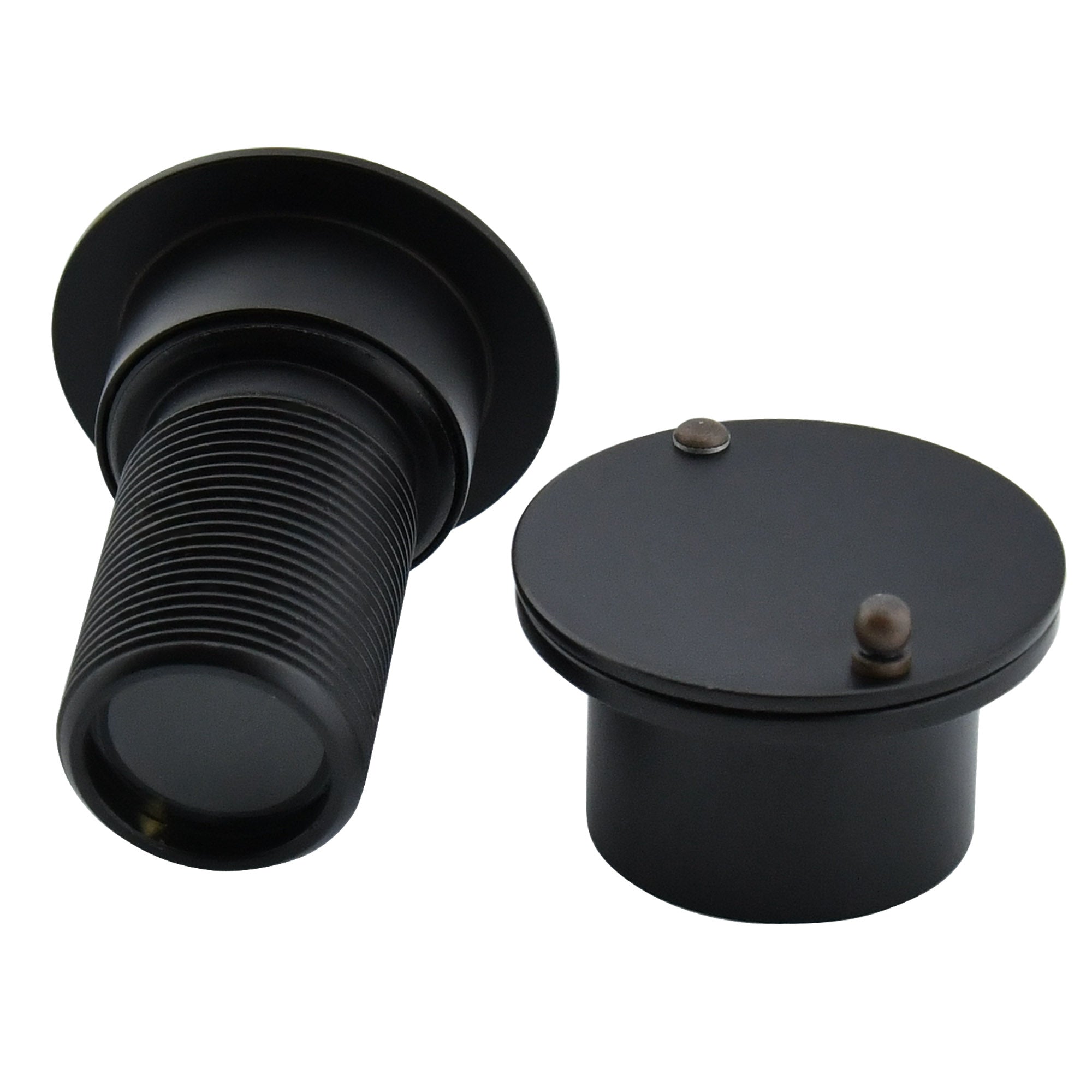 Solid Brass Security Peek Peepholes for Front Door - Black