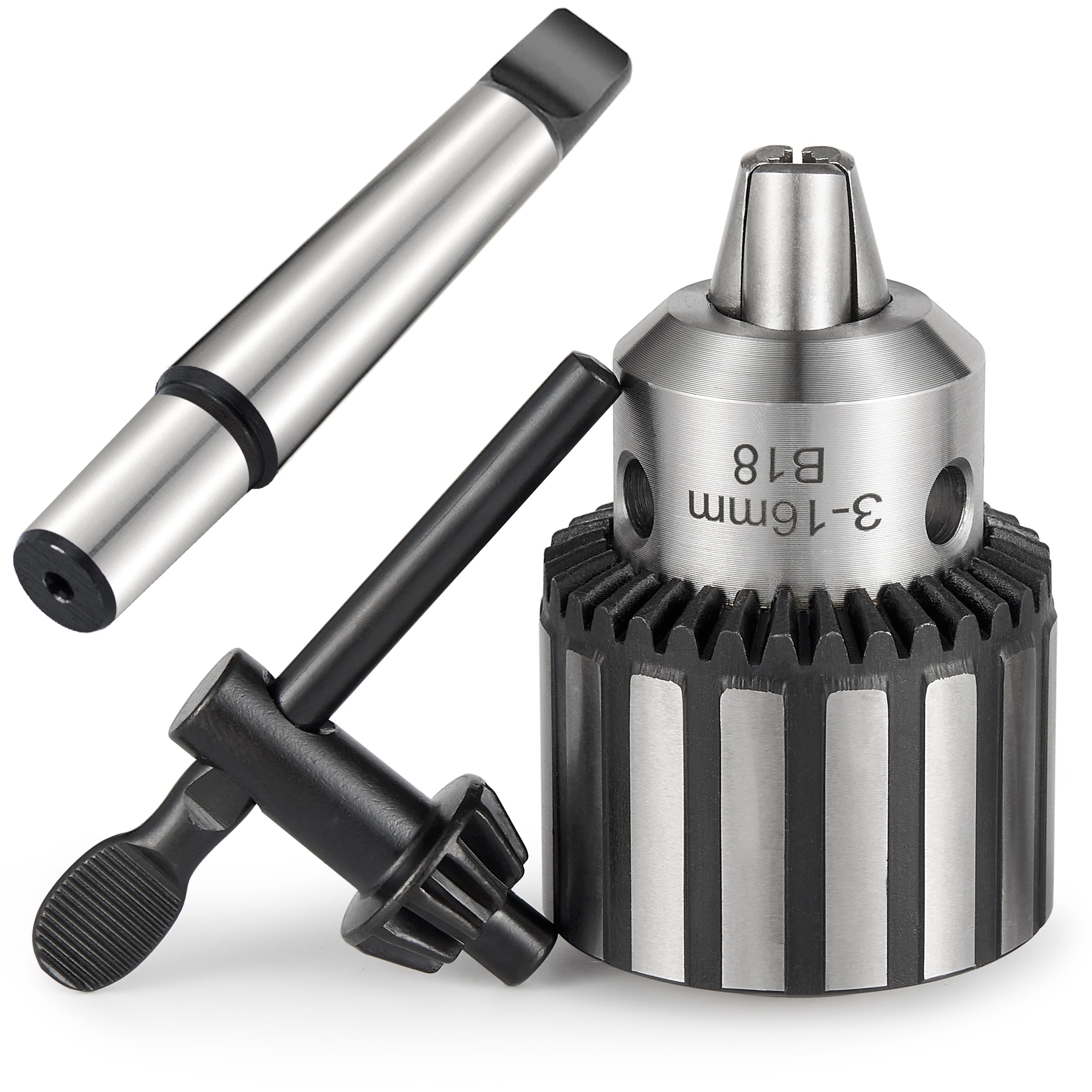 Robustes 5/8-Zoll-Bohrfutter mit K32-Spannfutterschlüssel und MT2-Schaft