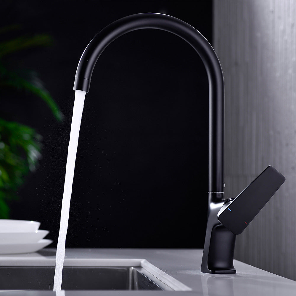 kitchen sink faucet black
