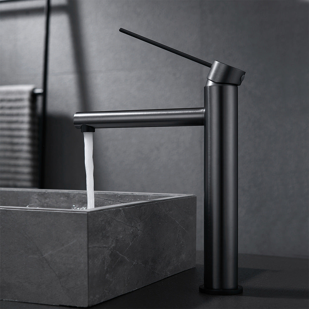 Eumtenr Brass Single-Handle Bathroom Sink Fauce