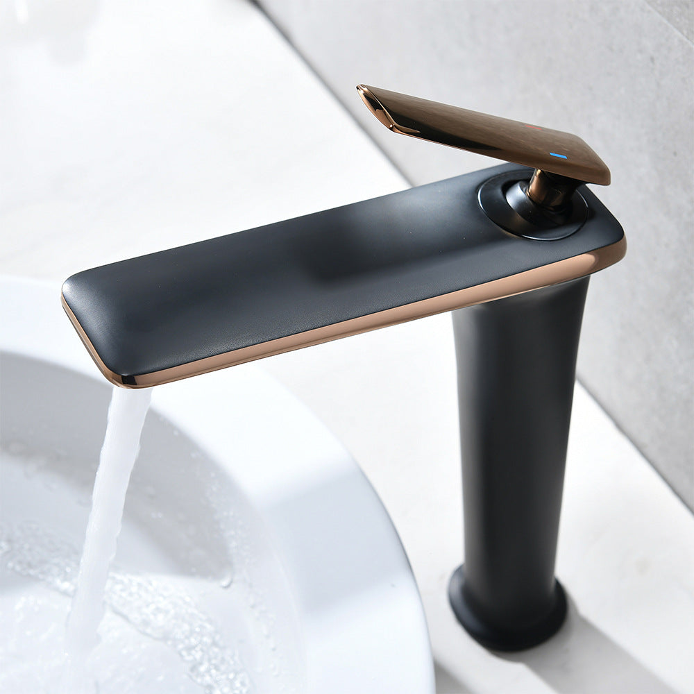 Eumtenr Brass 1.5 GPM Single Handle Bathroom Faucet Suitable for Tall Body Basins